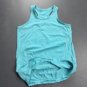 Athleta Limitless Tank Top Women's Small Teal Blue Sleeveless Racerback Athletic